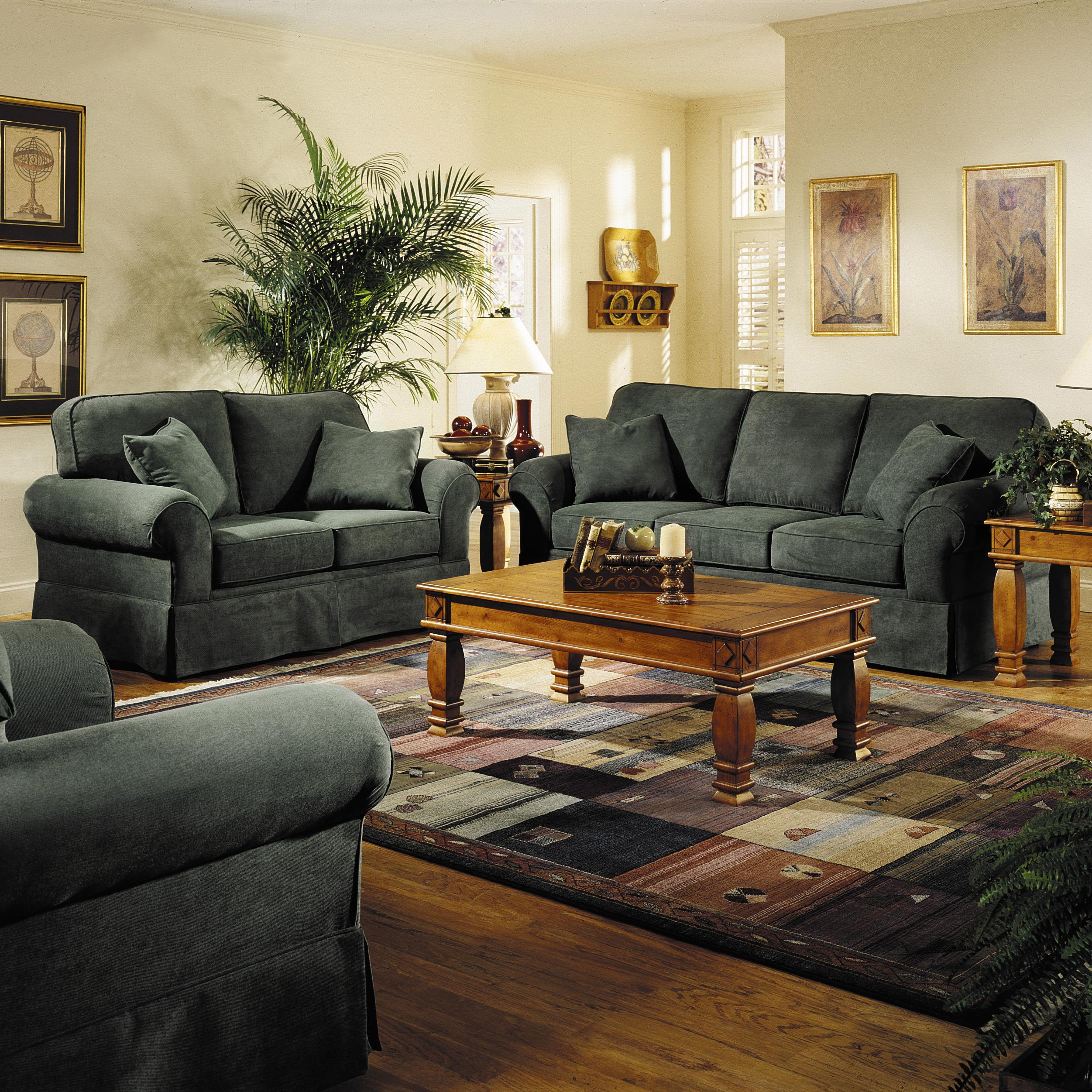 Klaussner Woodwin Upholstered Loveseat AHFA Love Seats